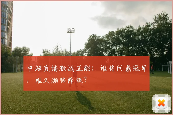 中超直播激战正酣：谁将问鼎冠军，谁又濒临降级？